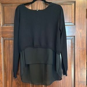 Elan women’s black sweater tunic length